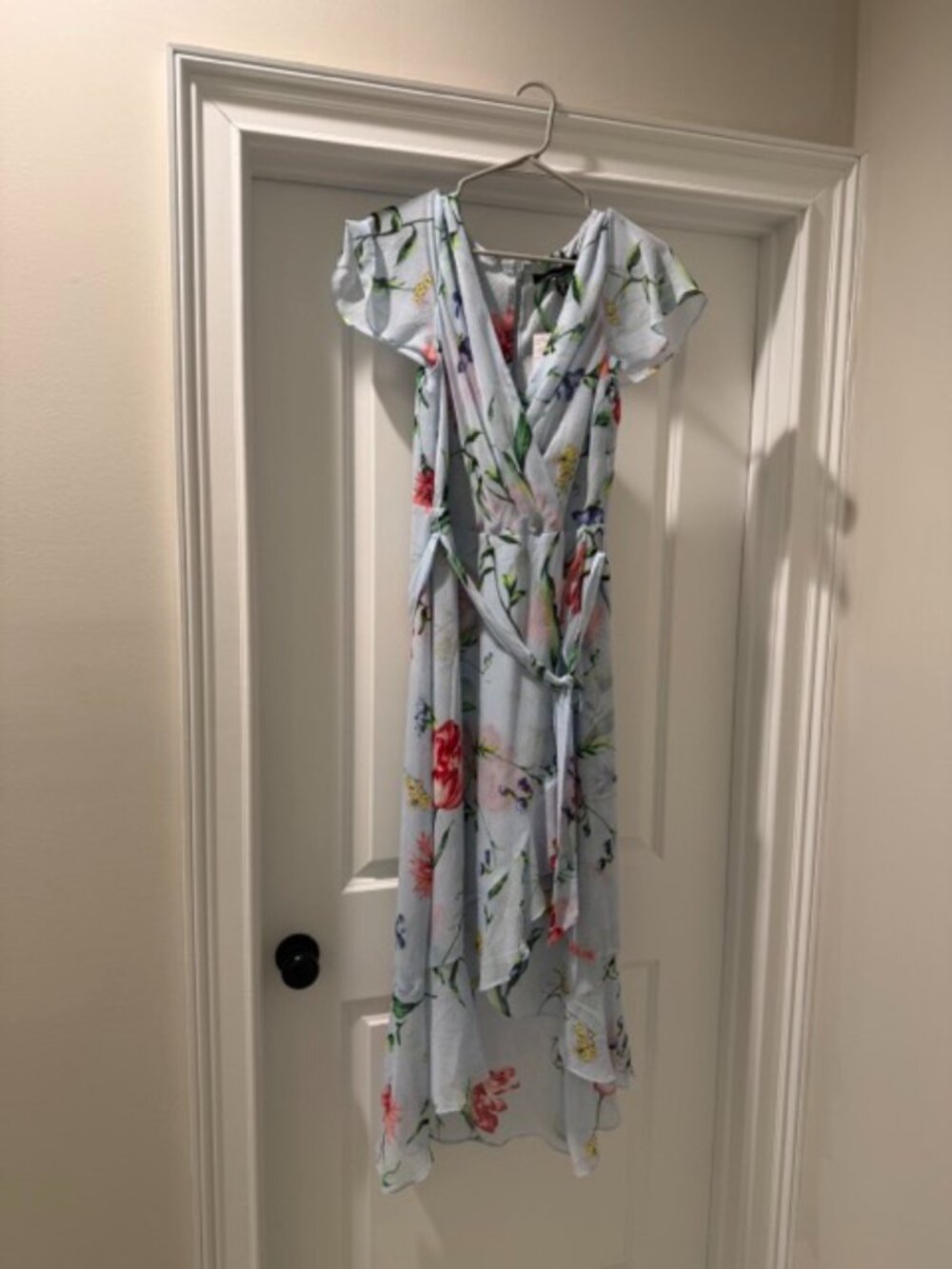 WHBM Floral Wrap Dress Size 10